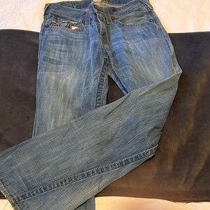 True Religion vintage men  Blue Boot Cut Jeans